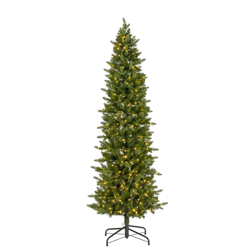 7.5-ft-PreLit-Natural-Cut-Narrow-Saginaw-Spruce-Christmas-Tree-with-450-ColorChanging-LED-Lights_017816397040_01