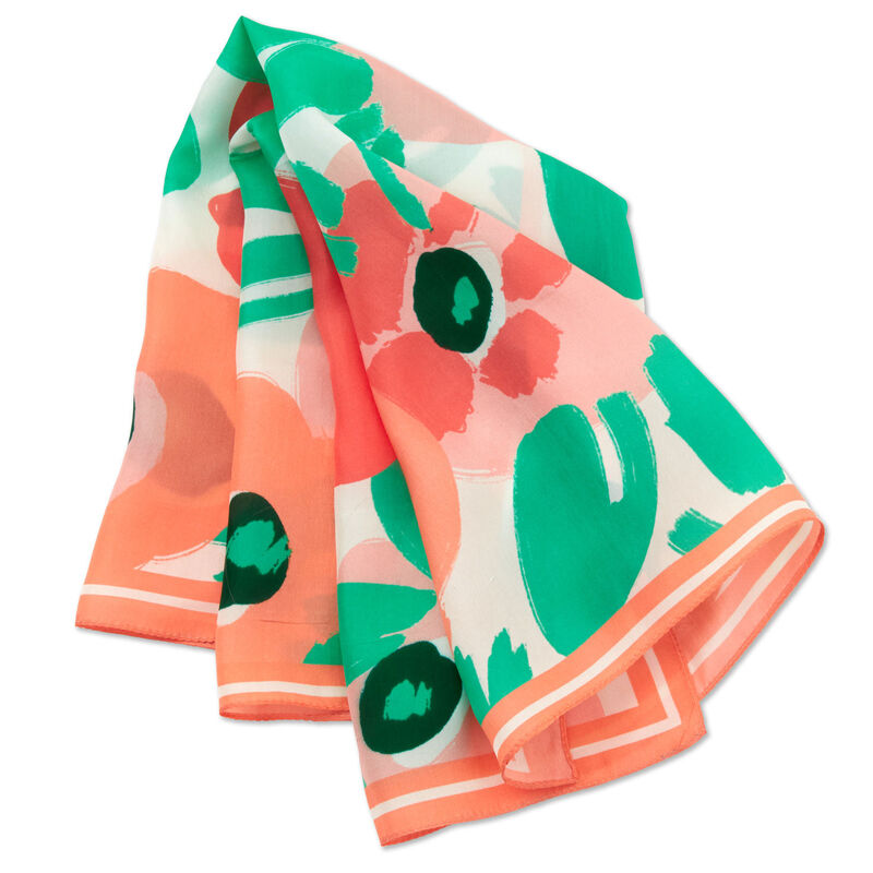 Abstract-Coral-and-Green-Floral-Scarf_1ART1013_01