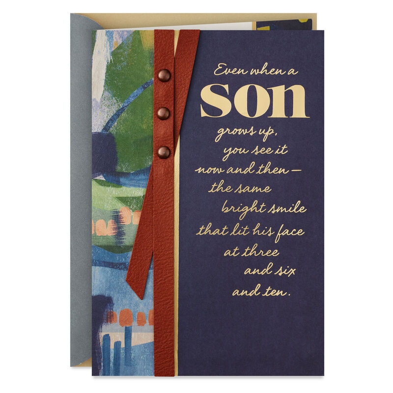 Abstract-Navy-and-Brown-Birthday-Card-for-Son_959MAN4806_01
