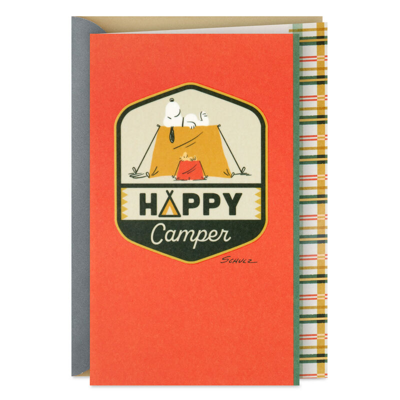 Beagle-Scouts-Snoopy-and-Woodstock-Tents-Birthday-Card_459HBD4826_01