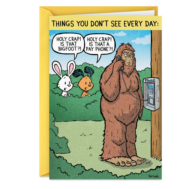 Bigfoot-Pay-Phone-Funny-Birthday-Card_399ZZB8417_01