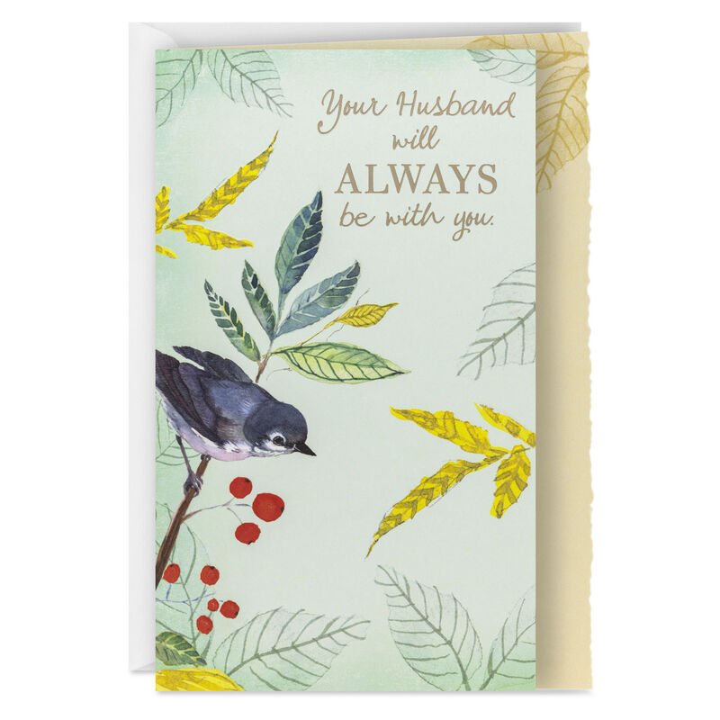 Bird-on-Branch-Husband-Sympathy-Card_499S9536_01