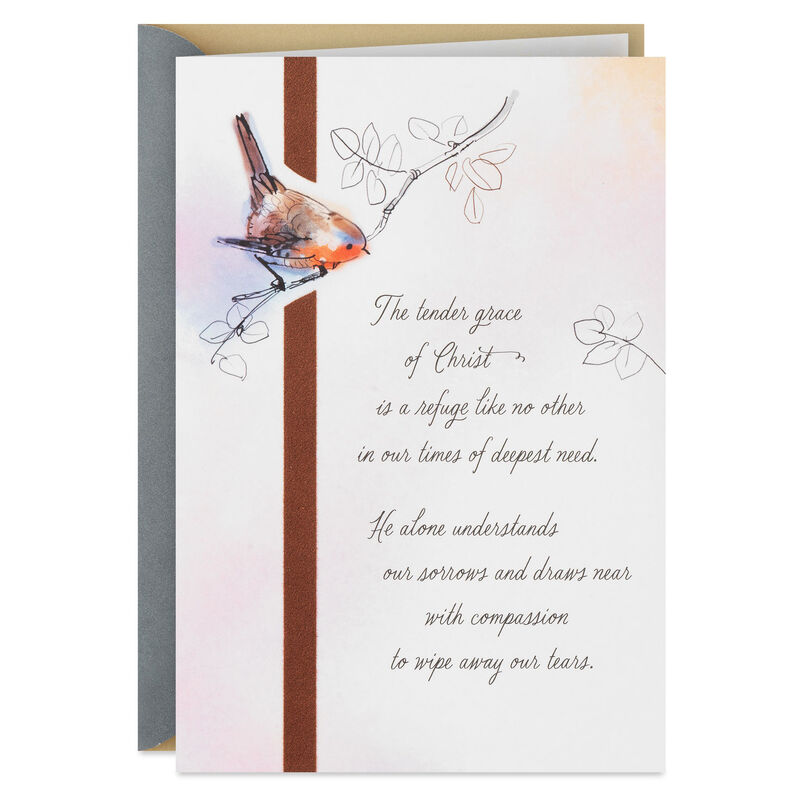 Bird-on-Branch-Religious-Sympathy-Card_499CEY1915_01