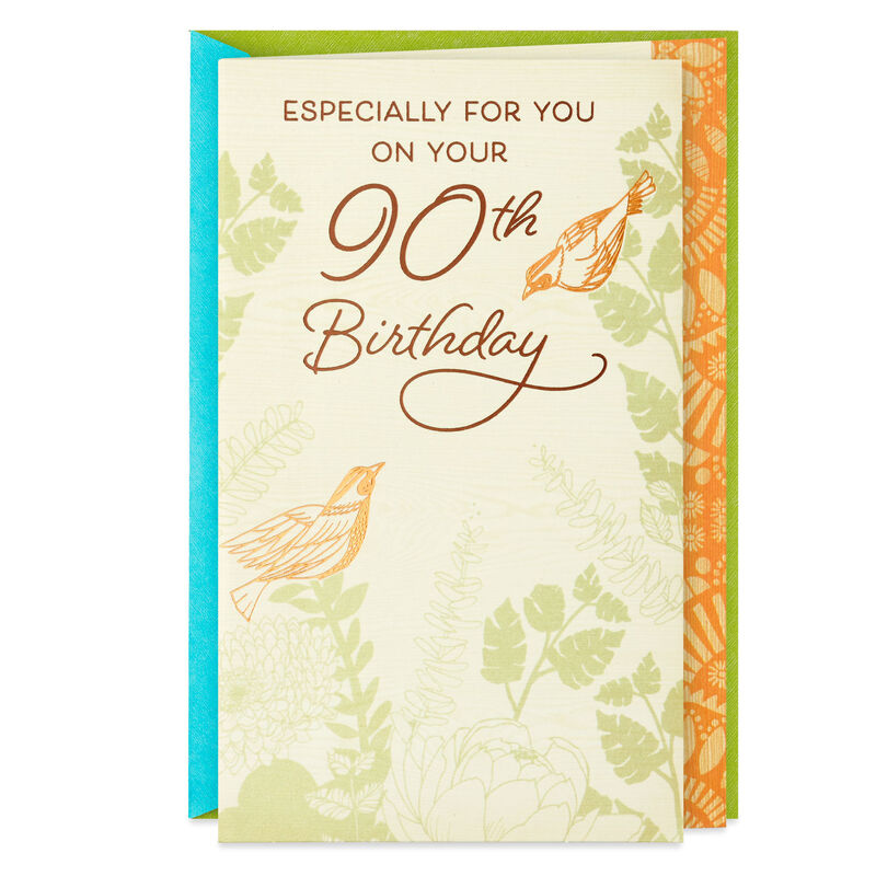 Birds-and-Flowers-90th-Birthday-Card_499HBD9614_01