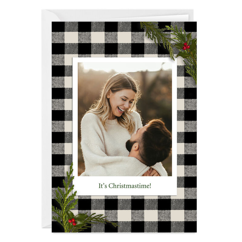 Black-White-Check-Frame-Personalized-Christmas-Card_2PGM4339_01