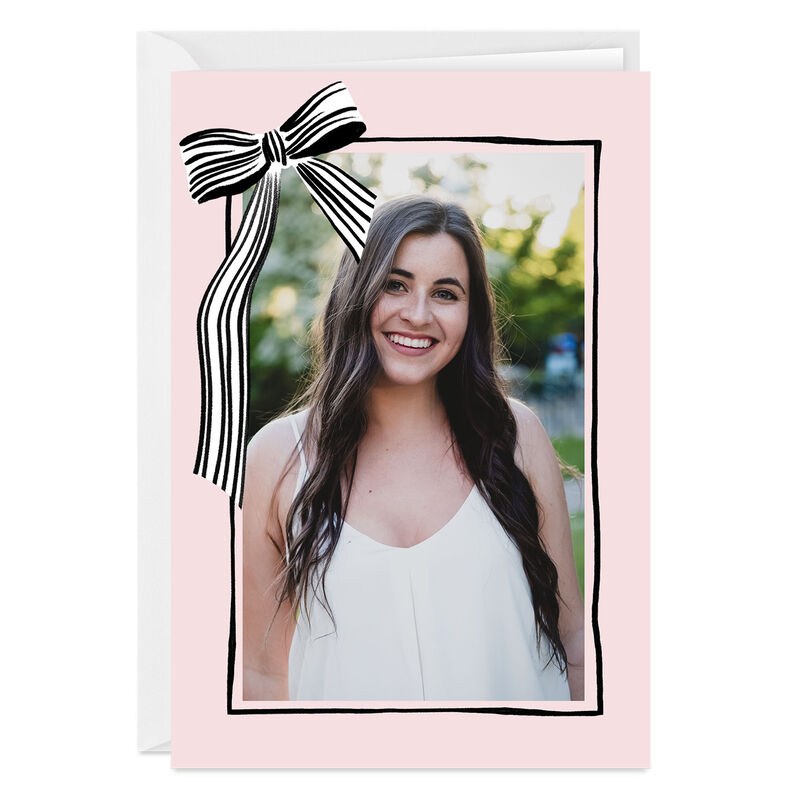 Black-and-White-Bow-on-Pink-Custom-Card-for-Her_2PGM3614_01