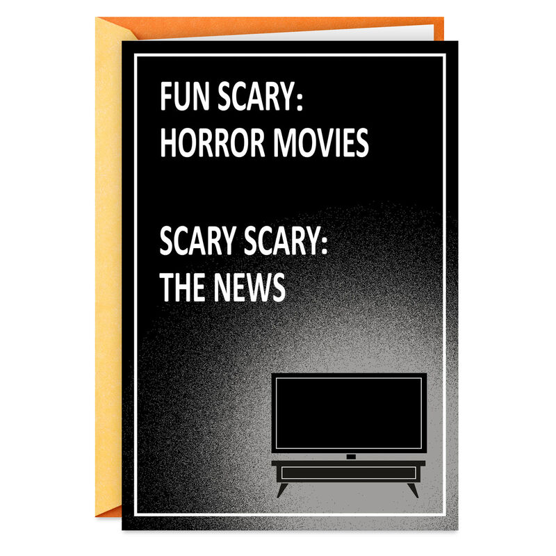 Black-and-White-TV-Scene-Funny-Halloween-Card_369ZH1005_01