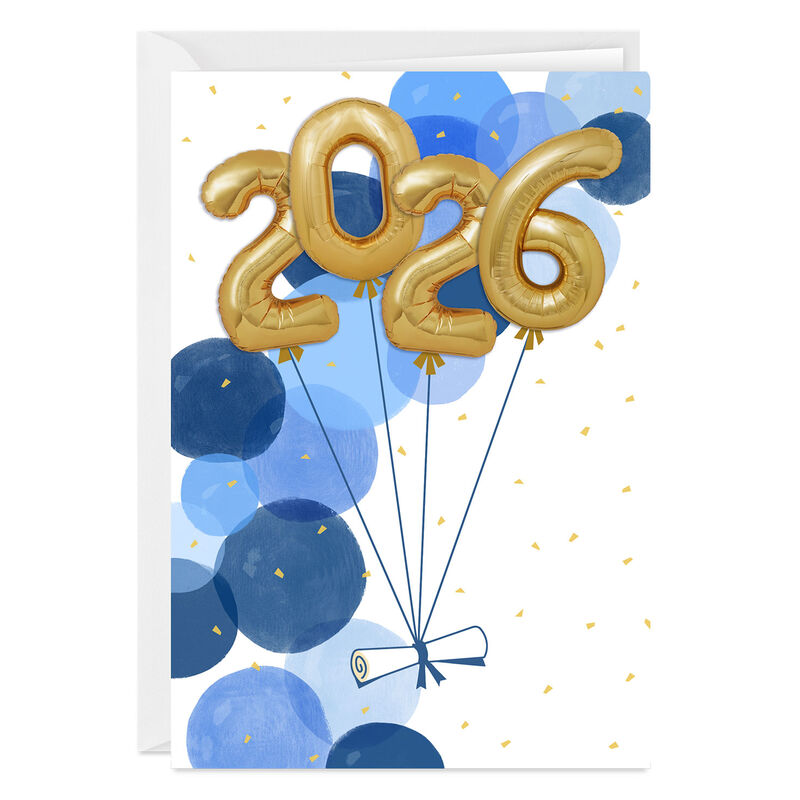 Blue-Dots-Gold-Balloons-Personalized-Grad-Card_2PGM4557_01