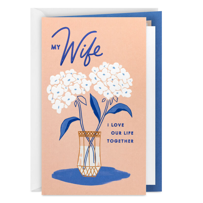 Blue-and-White-Flowers-in-Vase-Wife-Anniversary-Card_699AVY5653_01