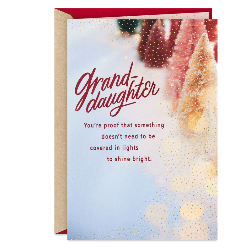 Bottle-Brush-Trees-Granddaughter-Christmas-Card_459XZH1829_01