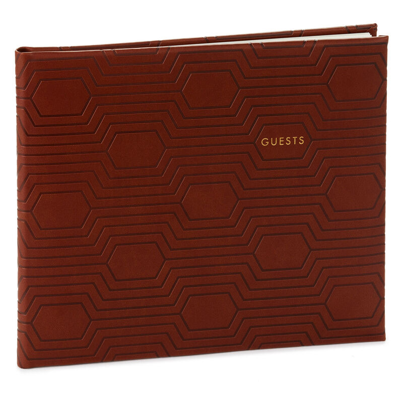 Brown-Faux-Leather-Geometric-Pattern-Guest-Book_1EDY3152_01