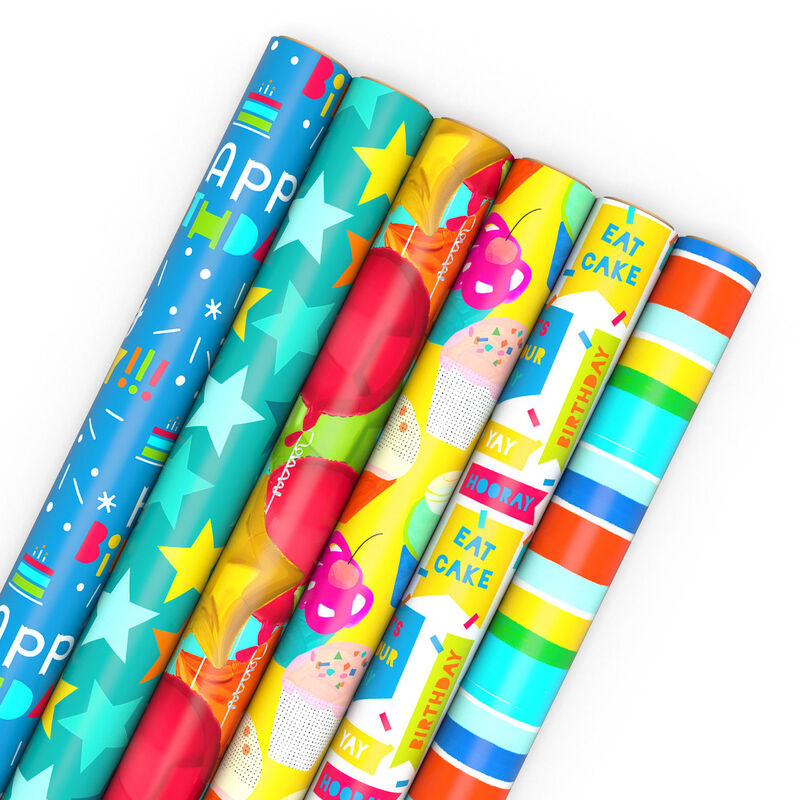 Cake-Break-6Pack-Birthday-Wrapping-Paper-Assortment_5EWR6742_01