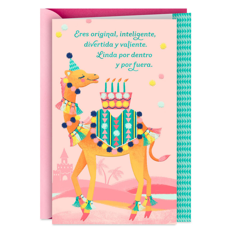 Camel-Spanish-Birthday-Card-for-Girl_459BIH2110_01