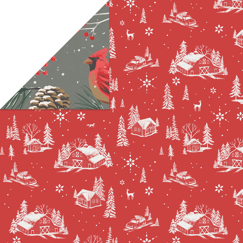 Cardinals-and-Red-Barn-Holiday-Reversible-Gift-Wrap_1XWR7988_01