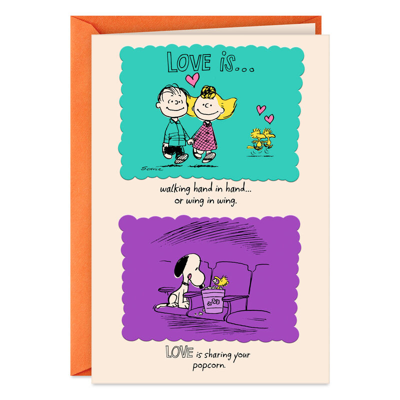 Charlie-Brown-Snoopy-and-Woodstock-Peanuts-Anniversary-Card_459AVY3244_01