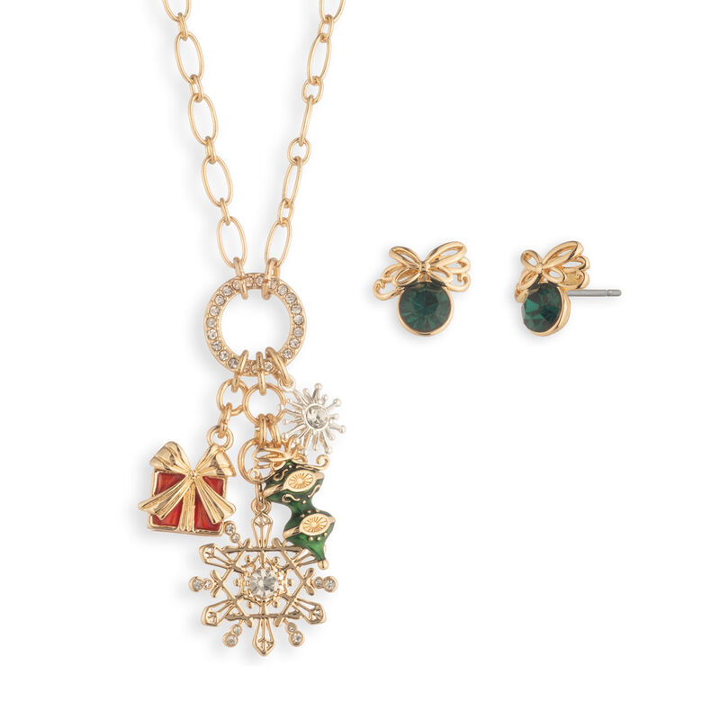 Christmas-Charm-Necklace-and-Bow-Earrings-Set_39B00070_01