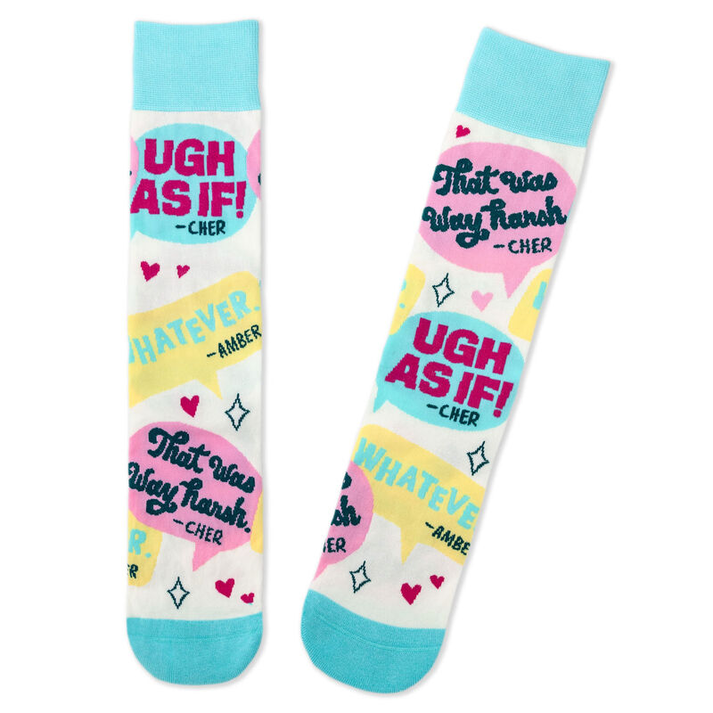 Clueless-Cher-and-Amber-Quotes-Novelty-Crew-Socks_1WOW1087_01