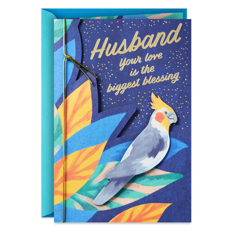 Cockatoo-Bird-on-Blue-Husband-Birthday-Card_659MAN4850_01