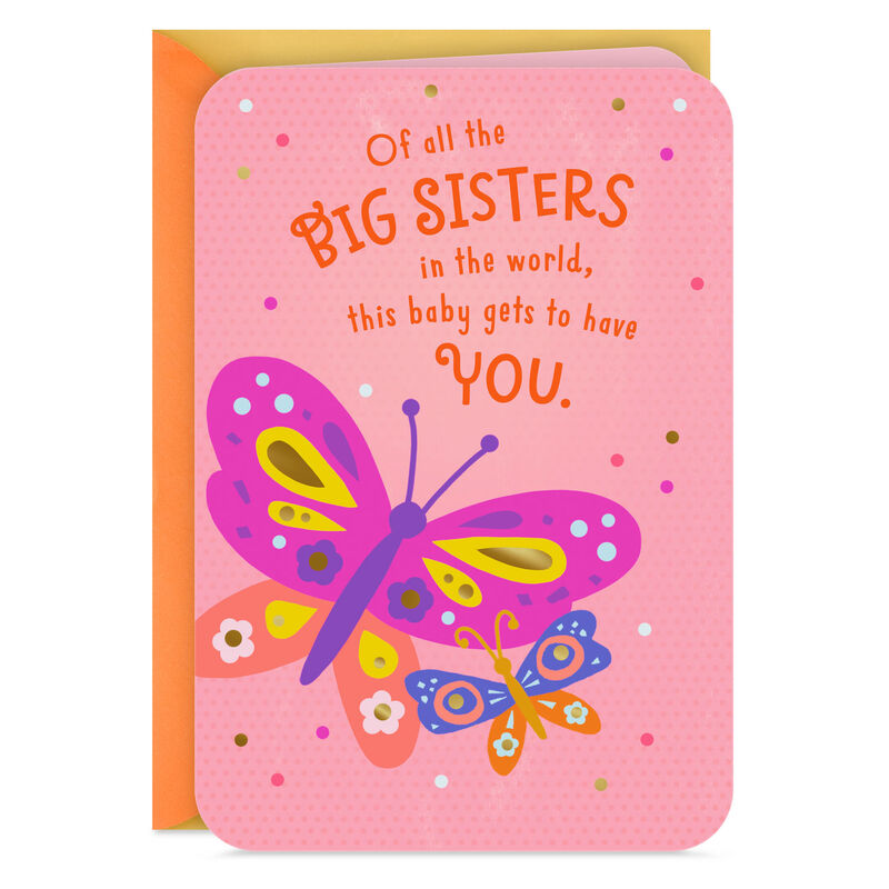 Colorful-Butterflies-Big-Sister-New-Baby-Card_399G2470_01