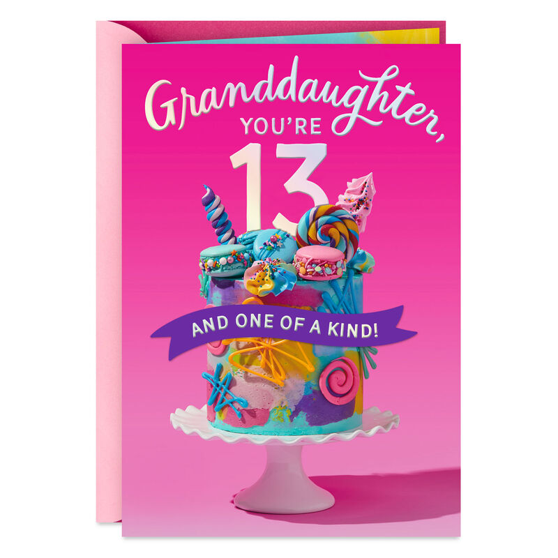 Colorful-Cake-13th-Birthday-Card-for-Granddaughter_299FBD4793_01
