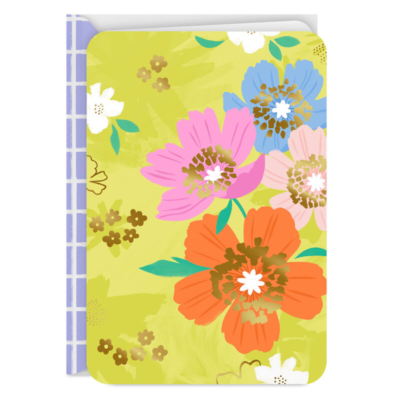 Colorful-Flowers-on-Green-Blank-Card_299LJB1363_01