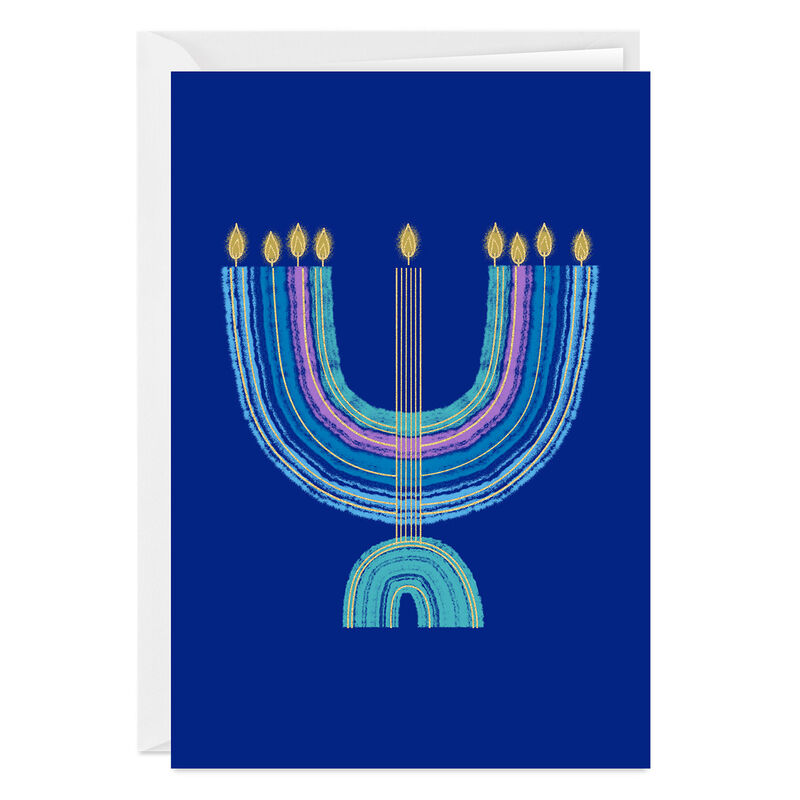 Colorful-Menorah-Personalized-Hanukkah-Card_2PGM3454_01