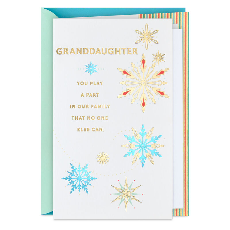 Colorful-Snowflakes-Granddaughter-Christmas-Card_559XZH1819_01