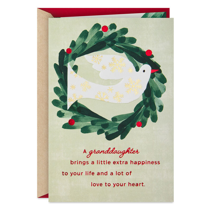 Dove-and-Wreath-Christmas-Card-for-Granddaughter_559XZH1065_01