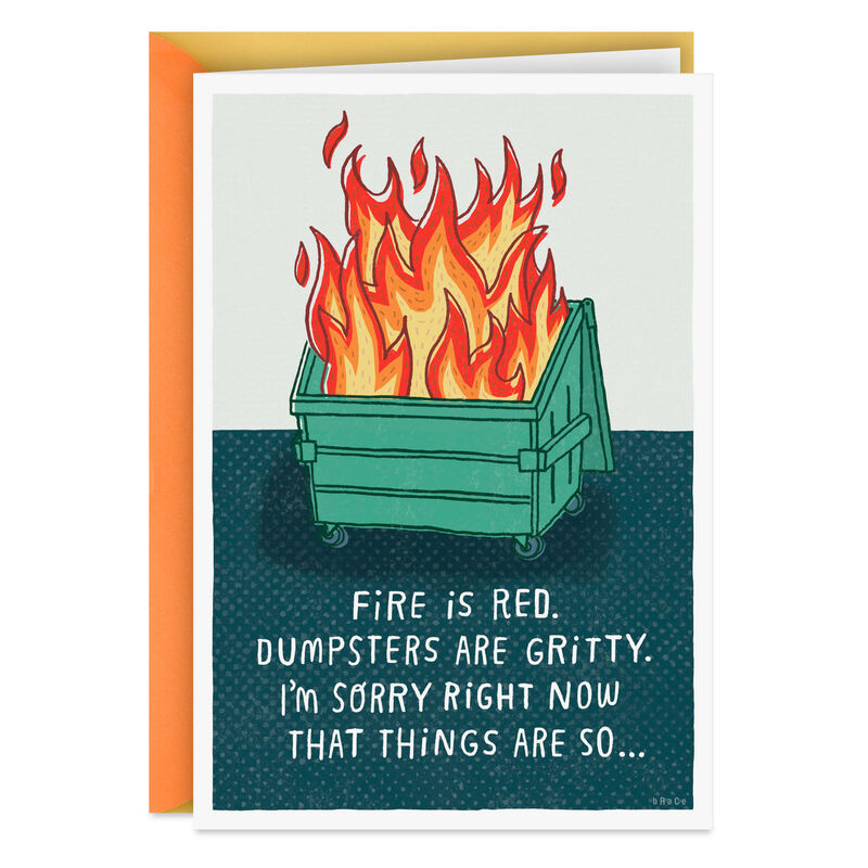 Dumpster-Fire-Funny-Care-and-Concern-Card_399ZZF2200_01