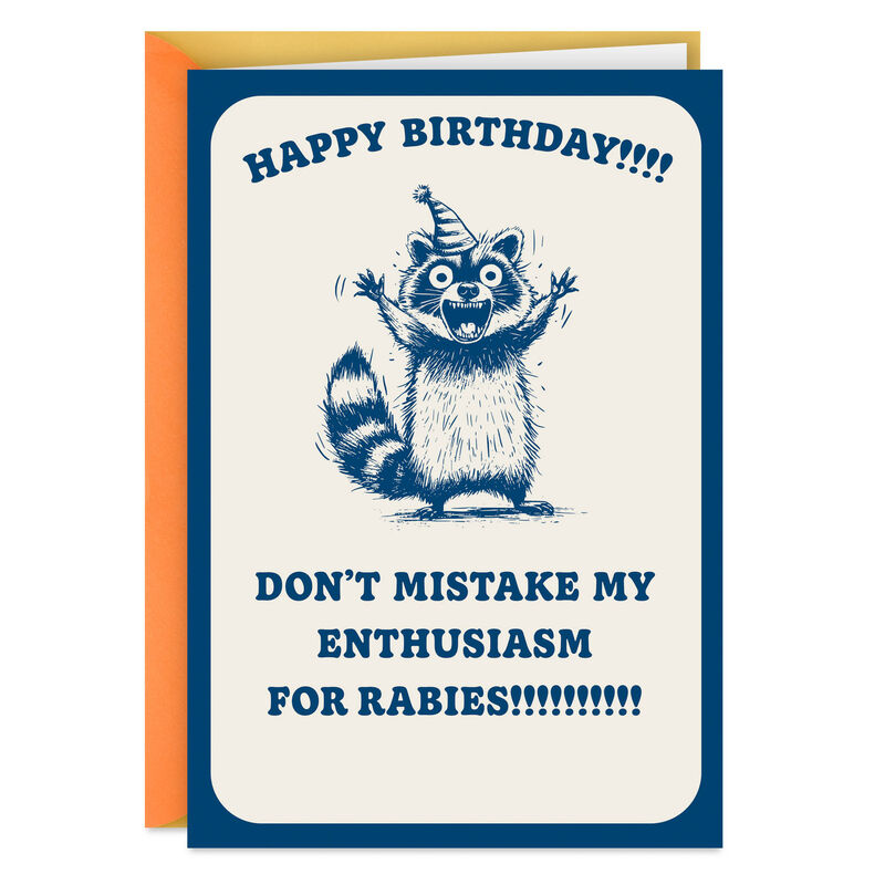 Enthusiastic-Raccoon-Funny-Blank-Birthday-Card_399ZZB6755_01