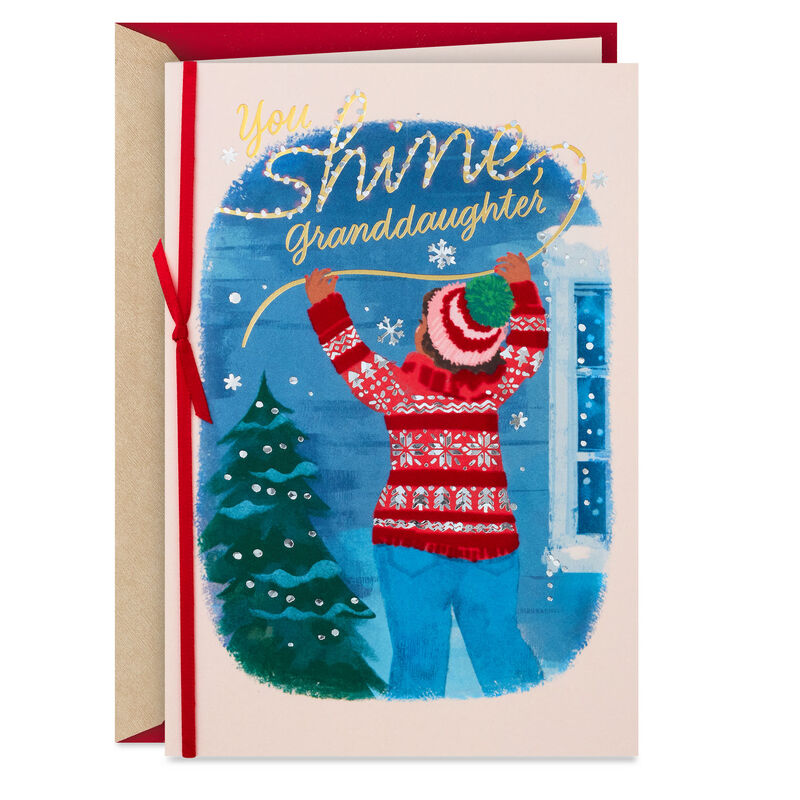 Fair-Isle-Winter-Scene-Christmas-Card-for-Granddaughter_599XZH6794_01