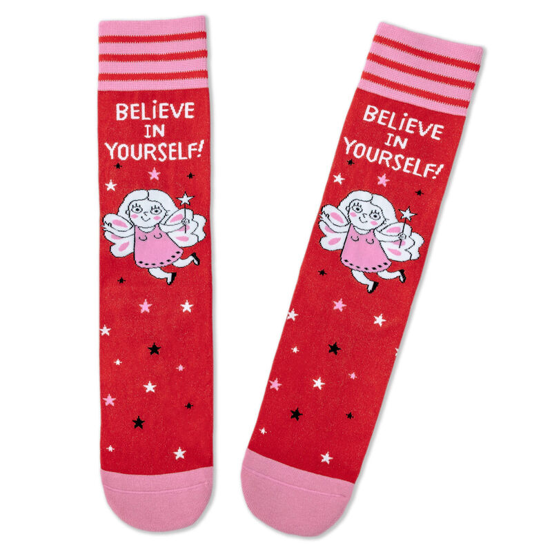 Fairy-Believe-in-Yourself-Red-Novelty-Socks_1SOX2257_01