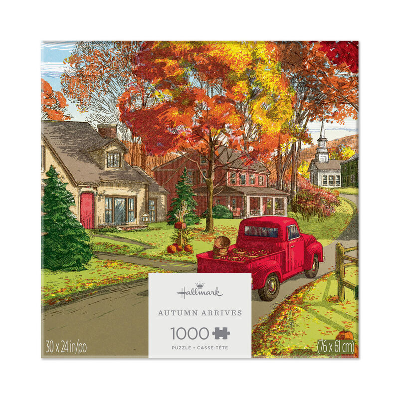 Fall-Scene-With-Red-Truck-1000-Piece-Puzzle_1PUZ4016_01