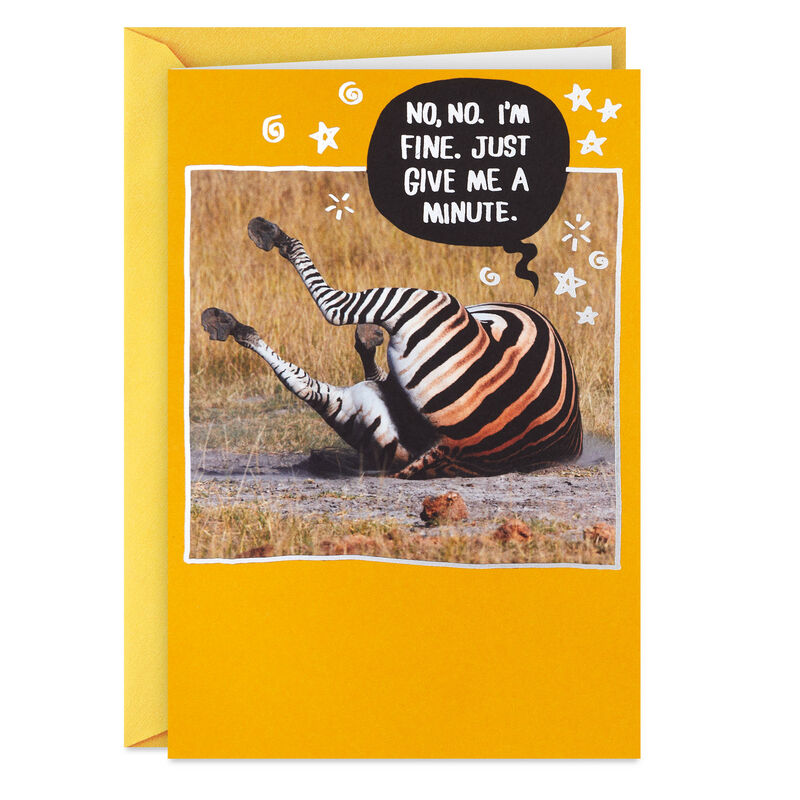 Fallen-Zebra-Funny-Get-Well-Card_449ZZF6404_01