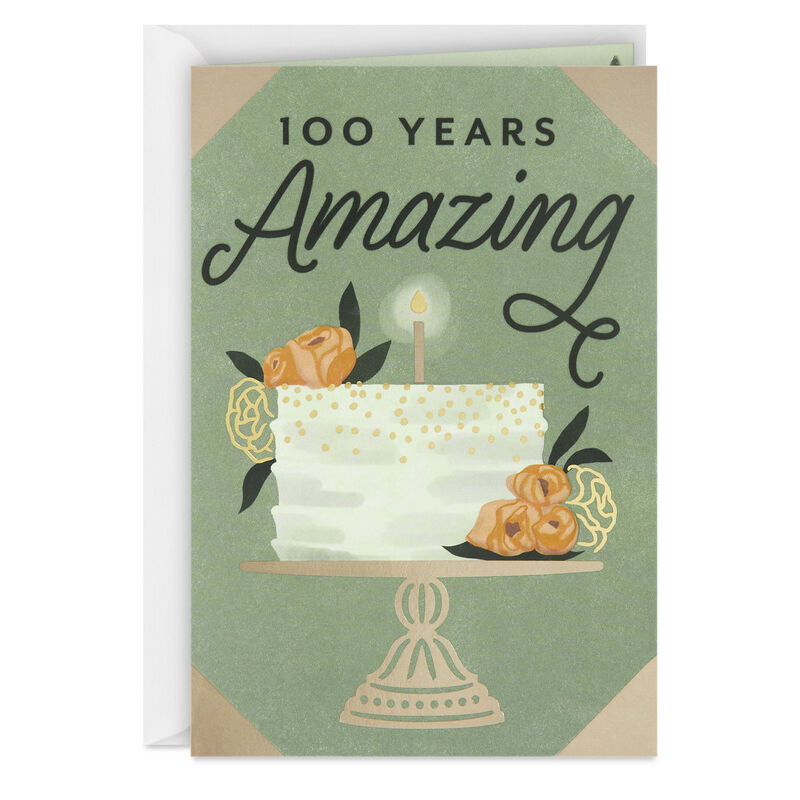 Floral-Cake-on-Stand-100th-Birthday-Card_499HBD4979_01