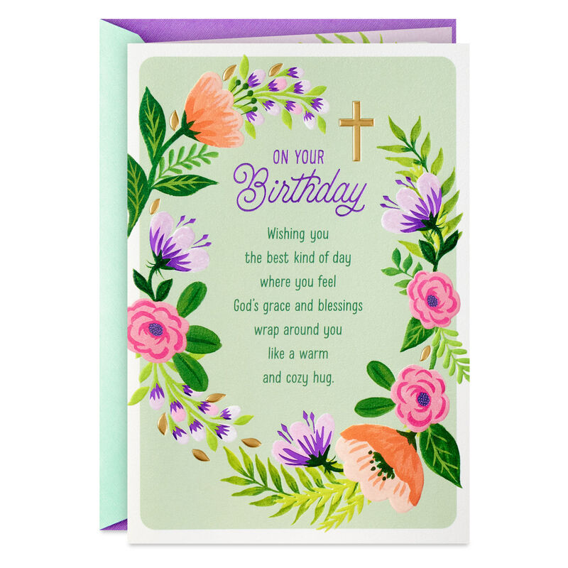 Floral-Swag-on-Green-Christian-Birthday-Card_499CEY2039_01