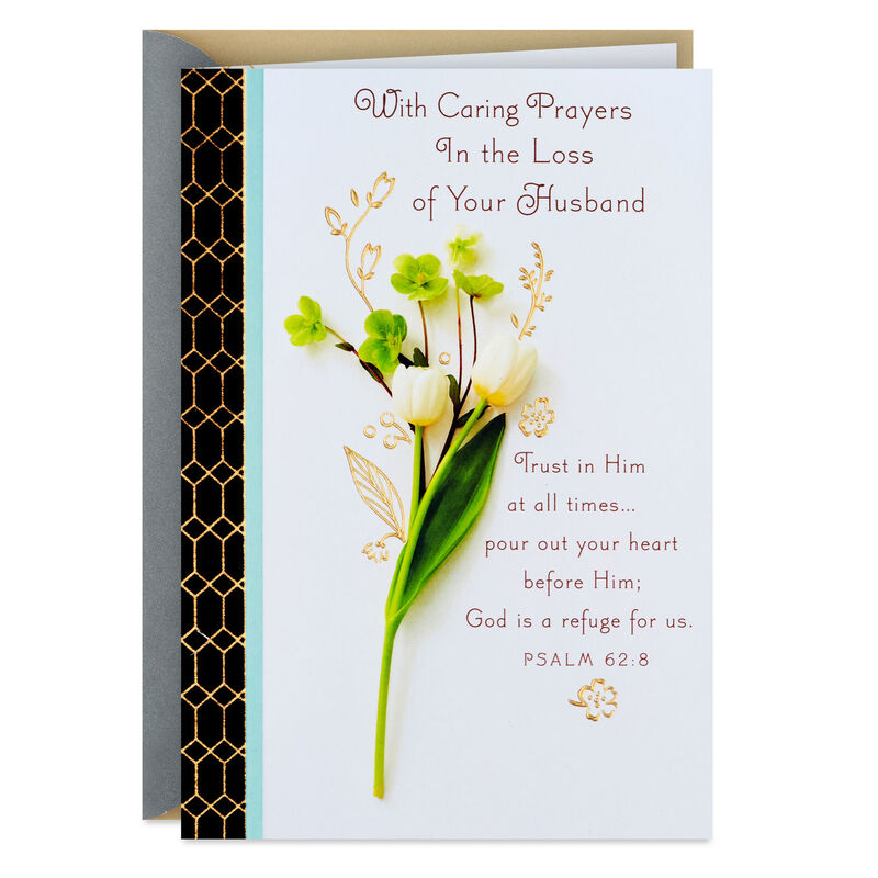 Flowers-Religious-Sympathy-Card-for-Loss-of-Husband_599CEY8336_01