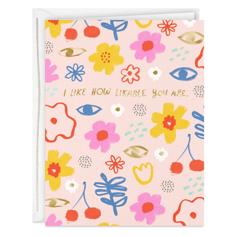 Flowers-and-Icons-on-Pink-Compliment-Card-for-Her_399MRJ3017_01