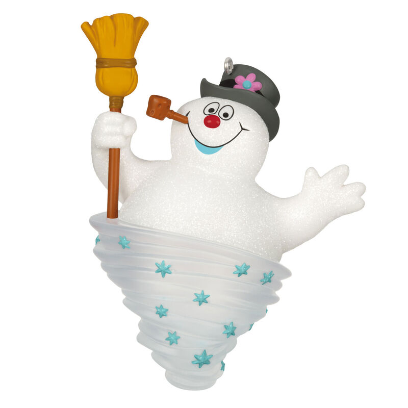 Frosty-Snowman-in-Twirling-Snow-Keepsake-Ornament_5QXI1466_01