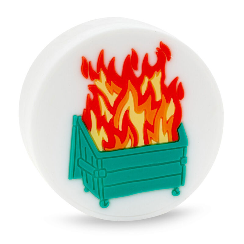 Funny-Dumpster-Fire-Silicone-Drink-Charm_1SHX1021_01