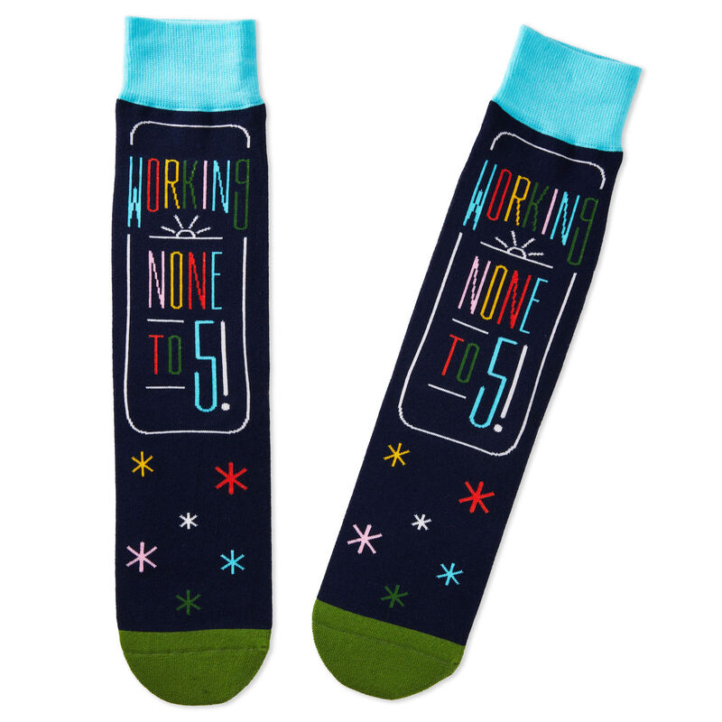 Funny-None-to-Five-Novelty-Socks-for-Retirement_1SOX2232_01