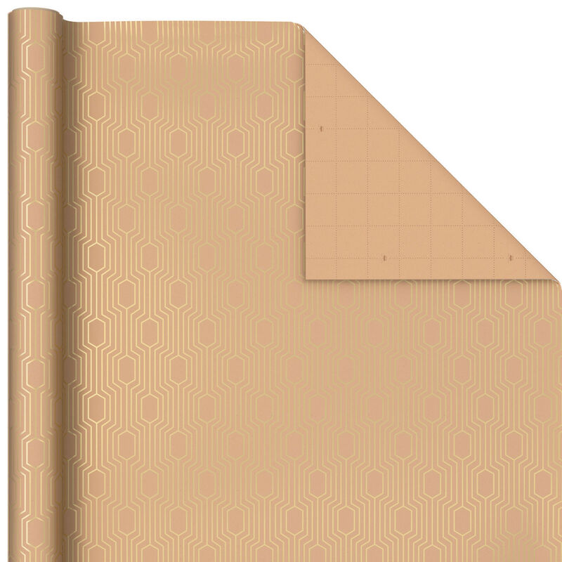Gold-Connected-Hexagons-Wrapping-Paper-Roll_699EJR6383_01