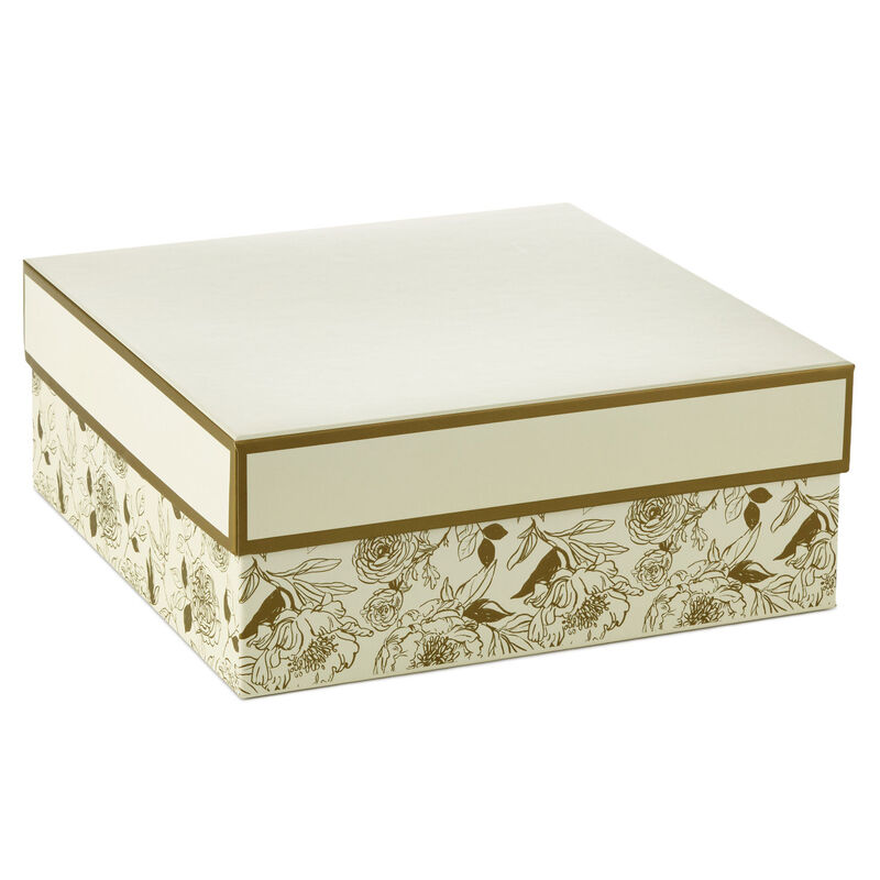 Gold-Flowers-on-White-Large-Square-Gift-Box_3EBC4908_01