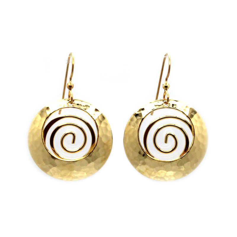 Gold-Hammered-Metal-Circle-With-Coil-Earrings_NE2228_01