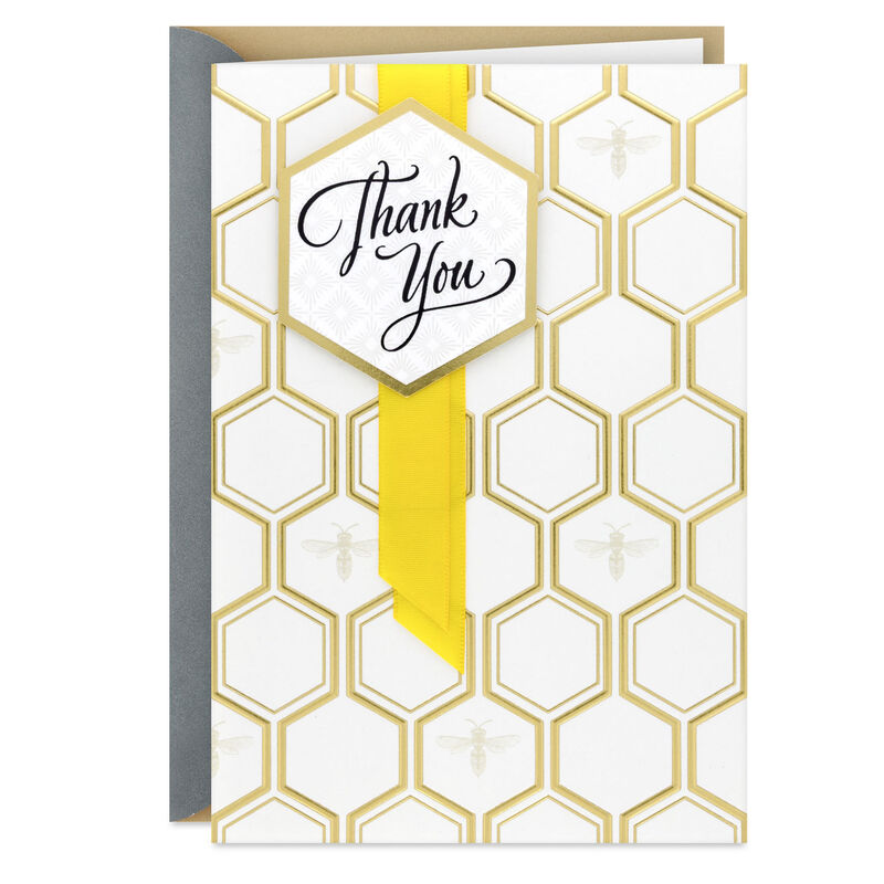 Gold-Honeycomb-and-Bee-Thank-You-Card_799T2317_01