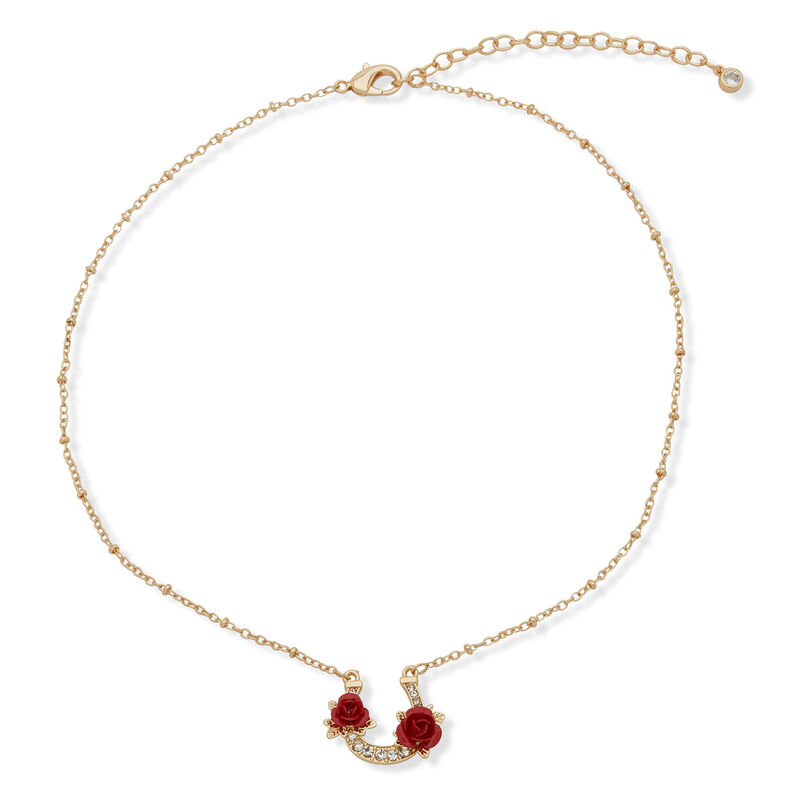 Gold-Metal-Necklace-With-Horseshoe-and-Flower-Pendant_39B00041_01