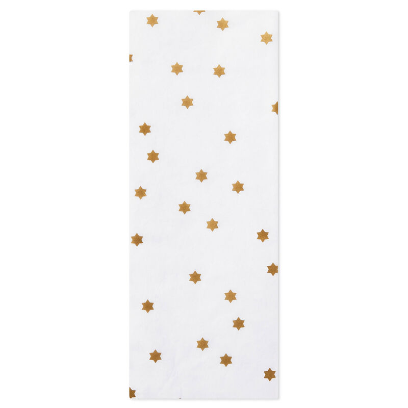 Gold-Stars-of-David-on-White-Tissue-Paper_1CHW2010_01