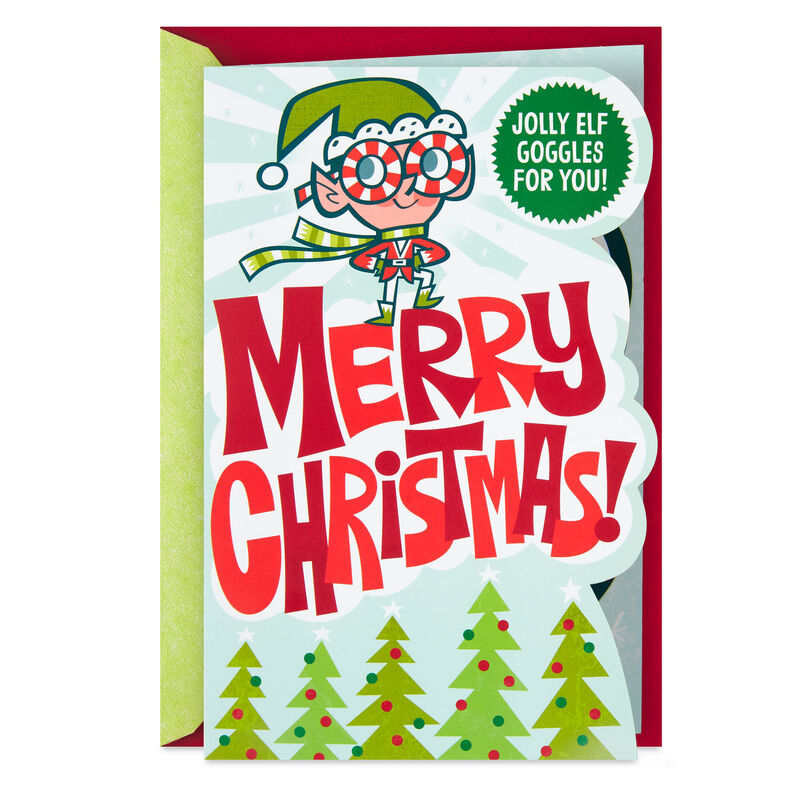 Green-Elf-Christmas-Card-for-Kid-with-Detachable-Glasses_559XKD7185_01