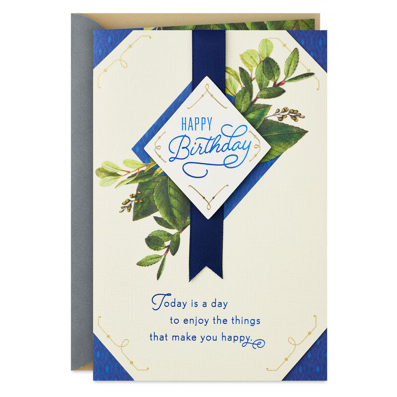 Green-Leaves-Navy-and-Cream-Birthday-Card-for-Man_799HBD5563_01