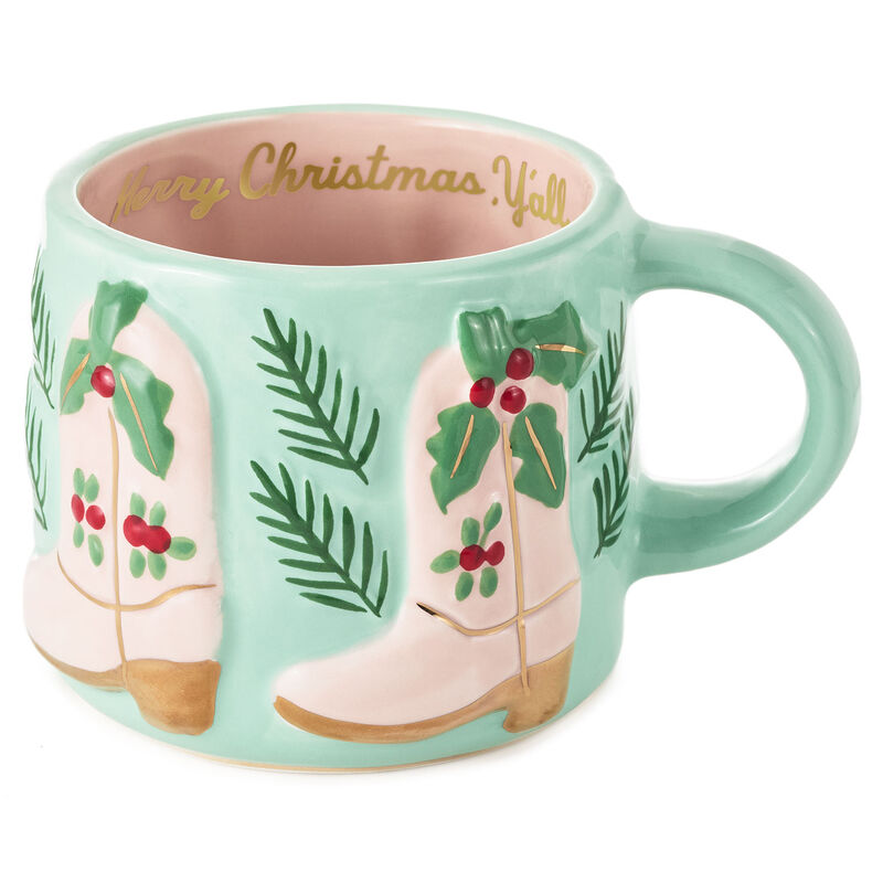 Hallmark-Grand-Ole-Opry-Cowboy-Boots-Sculpted-Mug_1OPR1024_01